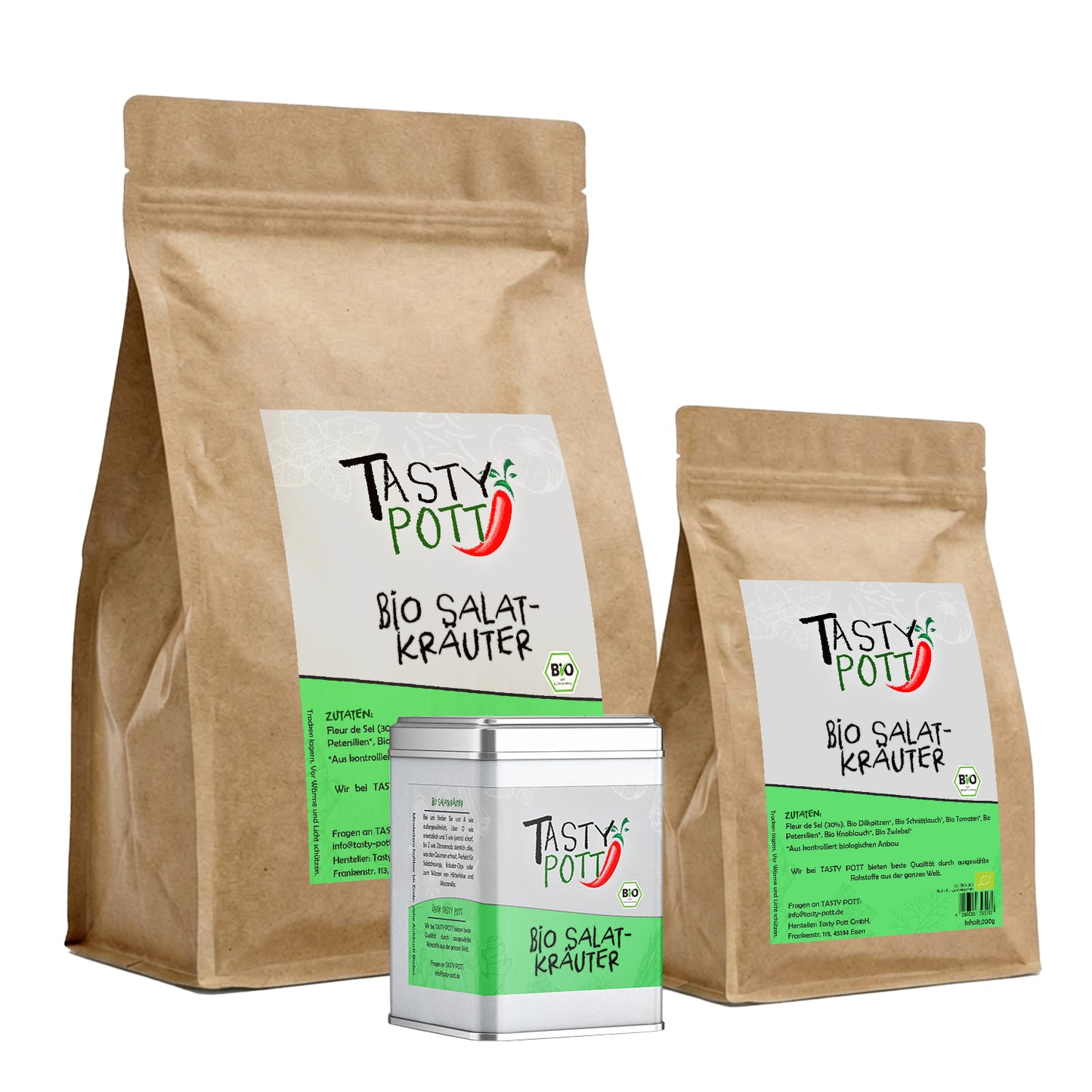 Tasty Pott Bio Salatkräuter Gewürzmischung - ab 30g Beutel — Abbildung 6