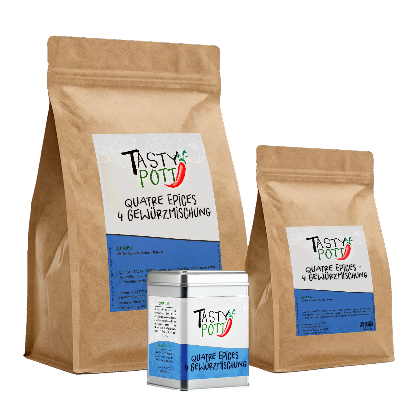 Quatre Épices Gewürzmischung ab 30g Beutel von Tasty Pott — Abbildung 6