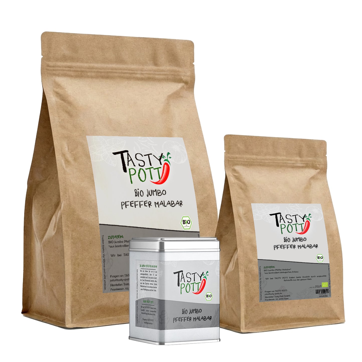 Bio Jumbo Malabar Pfeffer - ab 30g im Beutel von Tasty Pott — Abbildung 6