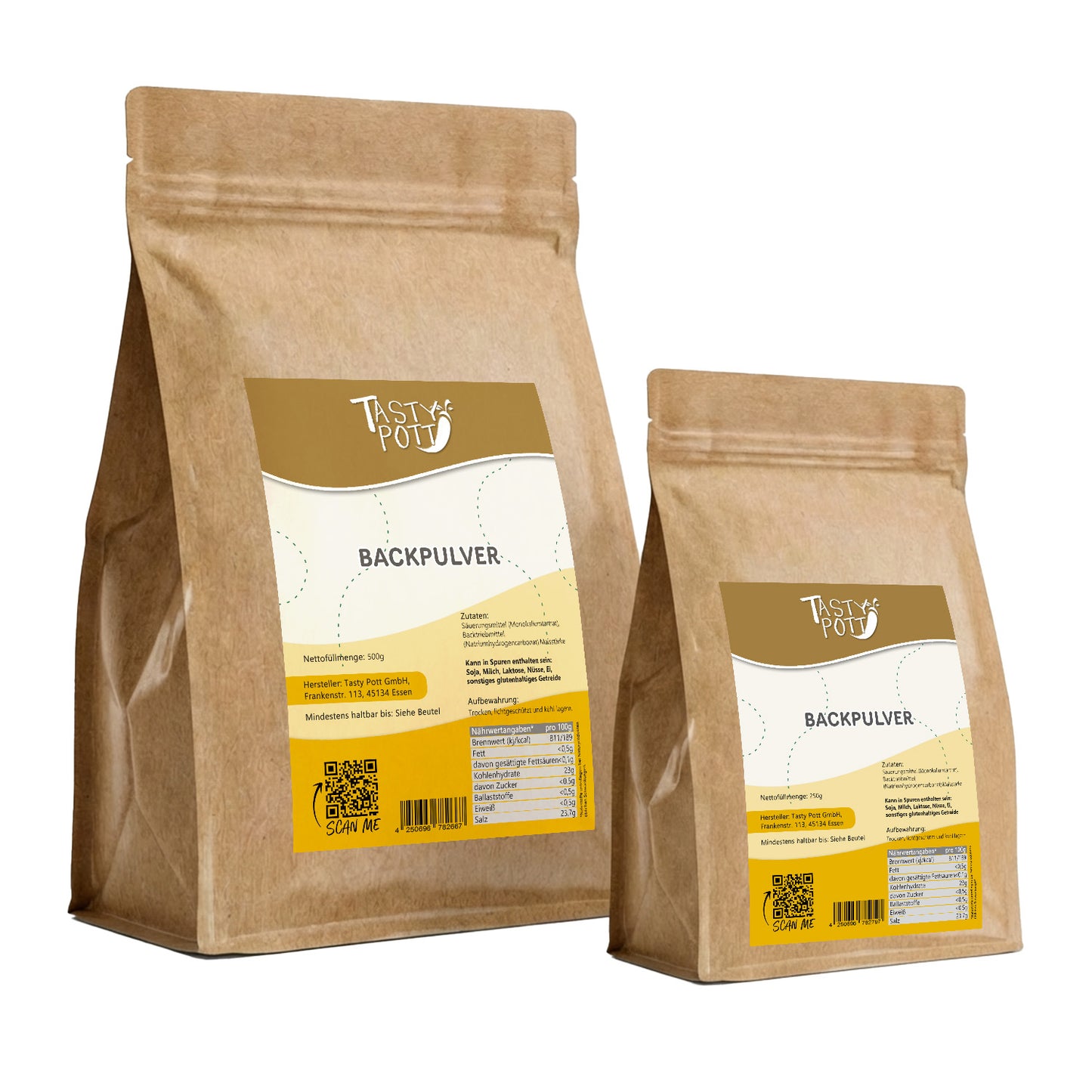 Backpulver - Im Beutel ab 250g von Tasty Pott