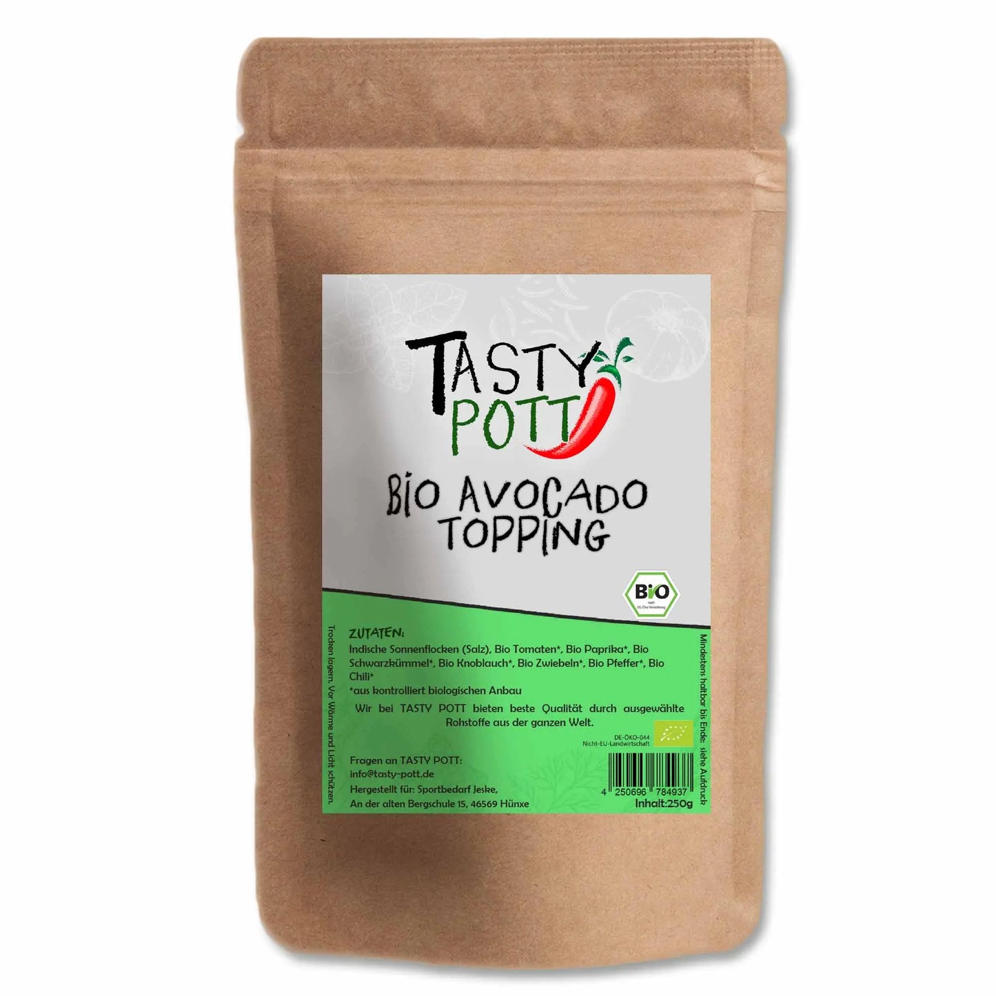 Bio Avocado Topping - Kräutermischung von Tasty Pott Tasty Pott
