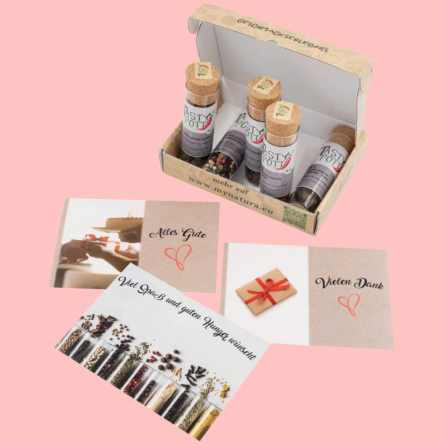 Tasty Pott Gewürzbox - Das perfekte Geschenk für Feinschmecker Tasty Pott