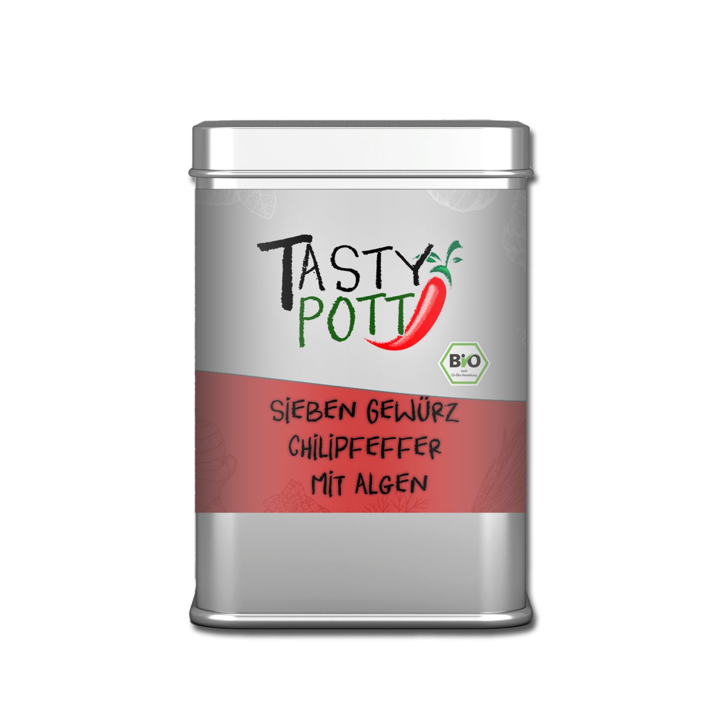 Scharfer 7 Gewürze Chilipfeffer mit Algen von Tasty Pott