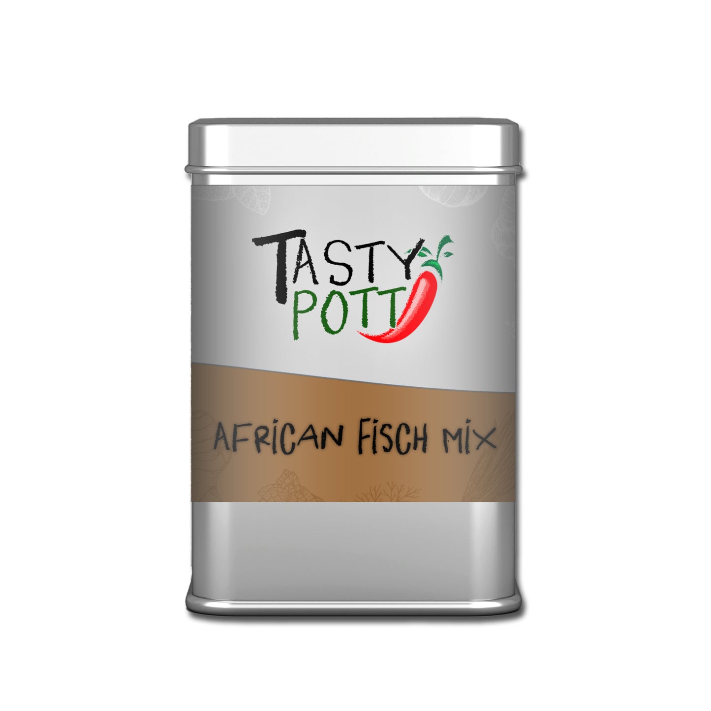 African Rub - Exotische Gewürzmischung - 70g Dose von Tasty Pott
