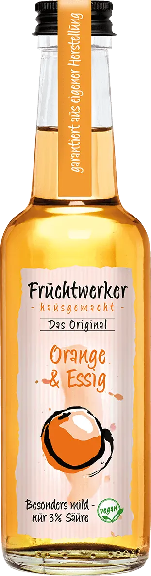 Fruchtwerker Orangenessig 250ml – Fruchtiger Genuss - Tasty Pott