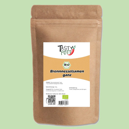Bio Brennnesselsamen ganz - 300g Beutel von Tasty Pott Tasty Pott