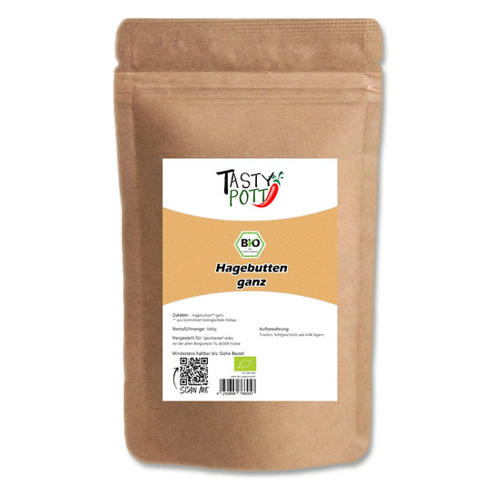 Tasty-Pott Bio Hagebutten ganz getrocknet 5kg - Tasty Pott