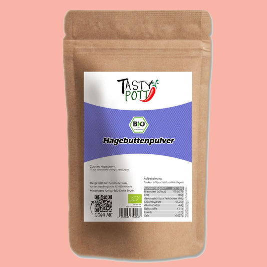 Bio Hagebuttenpulver 1kg – Tasty Pott Tasty Pott