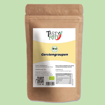 Bio Gerstengraupen 1kg - Tasty Pott Tasty Pott
