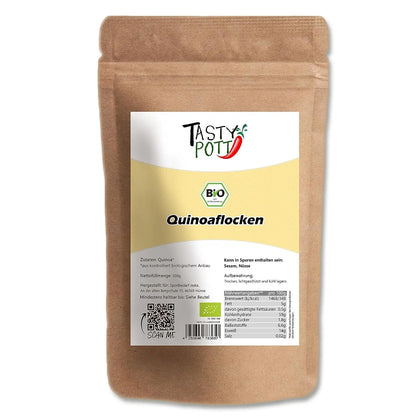 Bio Quinoa Flocken 500g | Glutenfrei & Vielseitig | Tasty Pott Tasty Pott