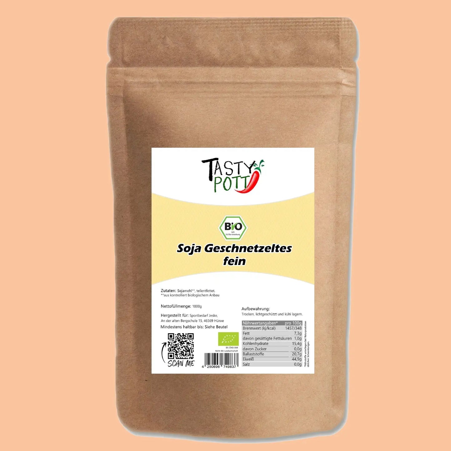 Bio Soja Geschnetzeltes 1 kg | Tasty Pott Tasty Pott