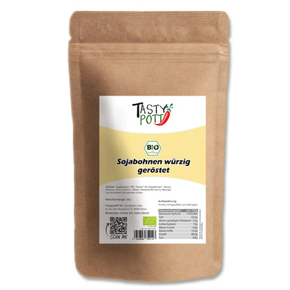 Bio Sojabohnen geröstet und gesalzen | 1kg Tasty Pott Tasty Pott