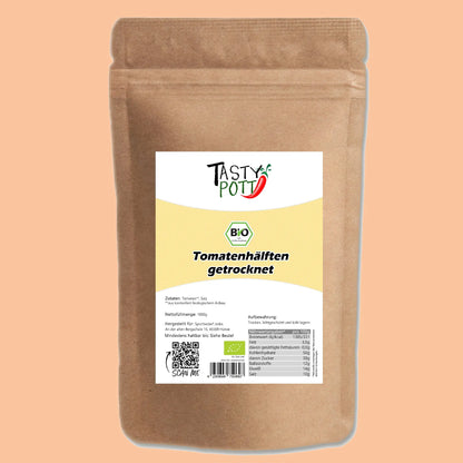 Bio getrocknete Tomaten - 1 kg Beutel - Tasty Pott - Tasty Pott