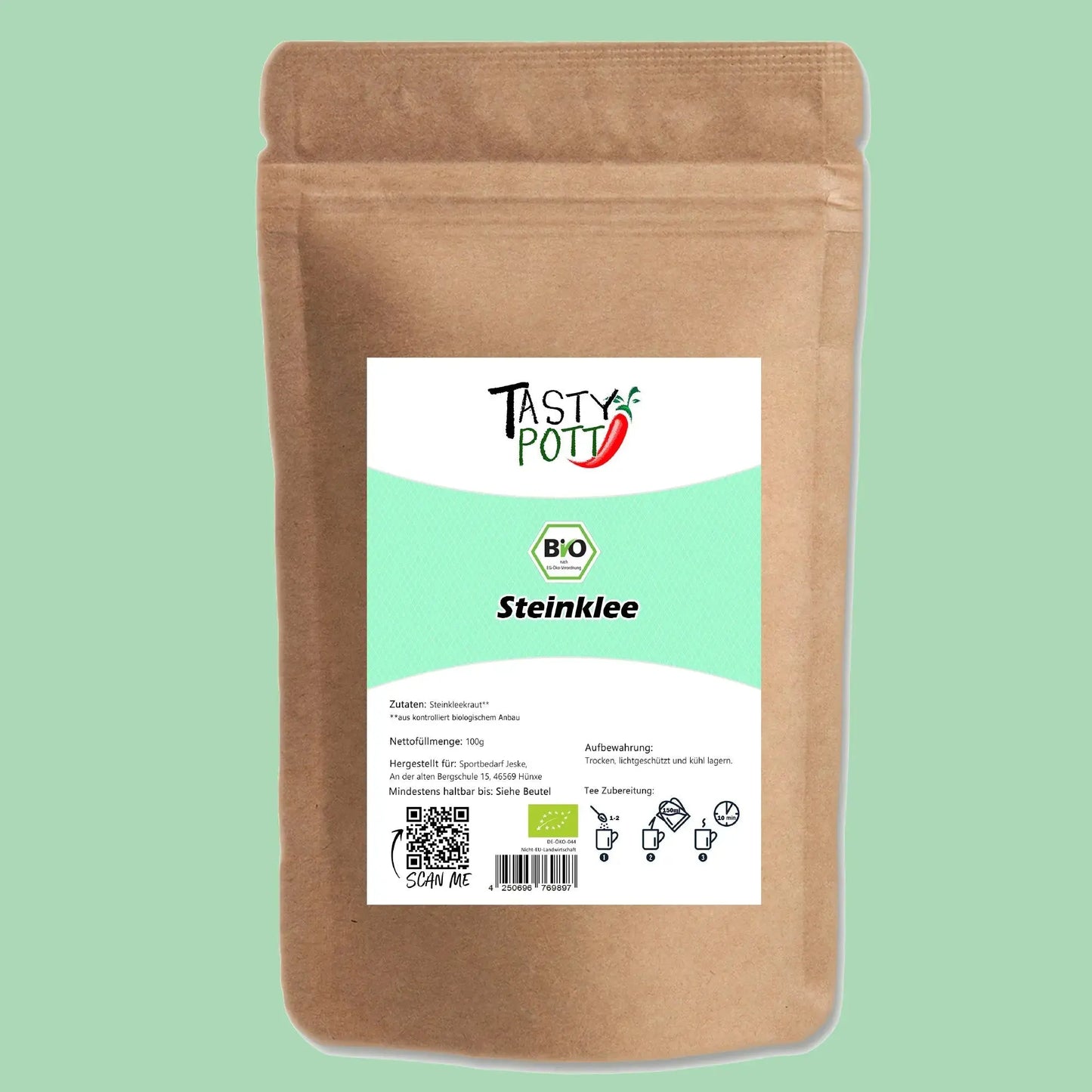 Bio Steinklee - Gelber Honigklee für Tee – 250g Tasty Pott Tasty Pott