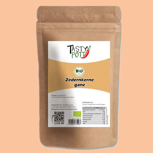 Bio Zedernkerne ganz 500g von Tasty Pott Tasty Pott