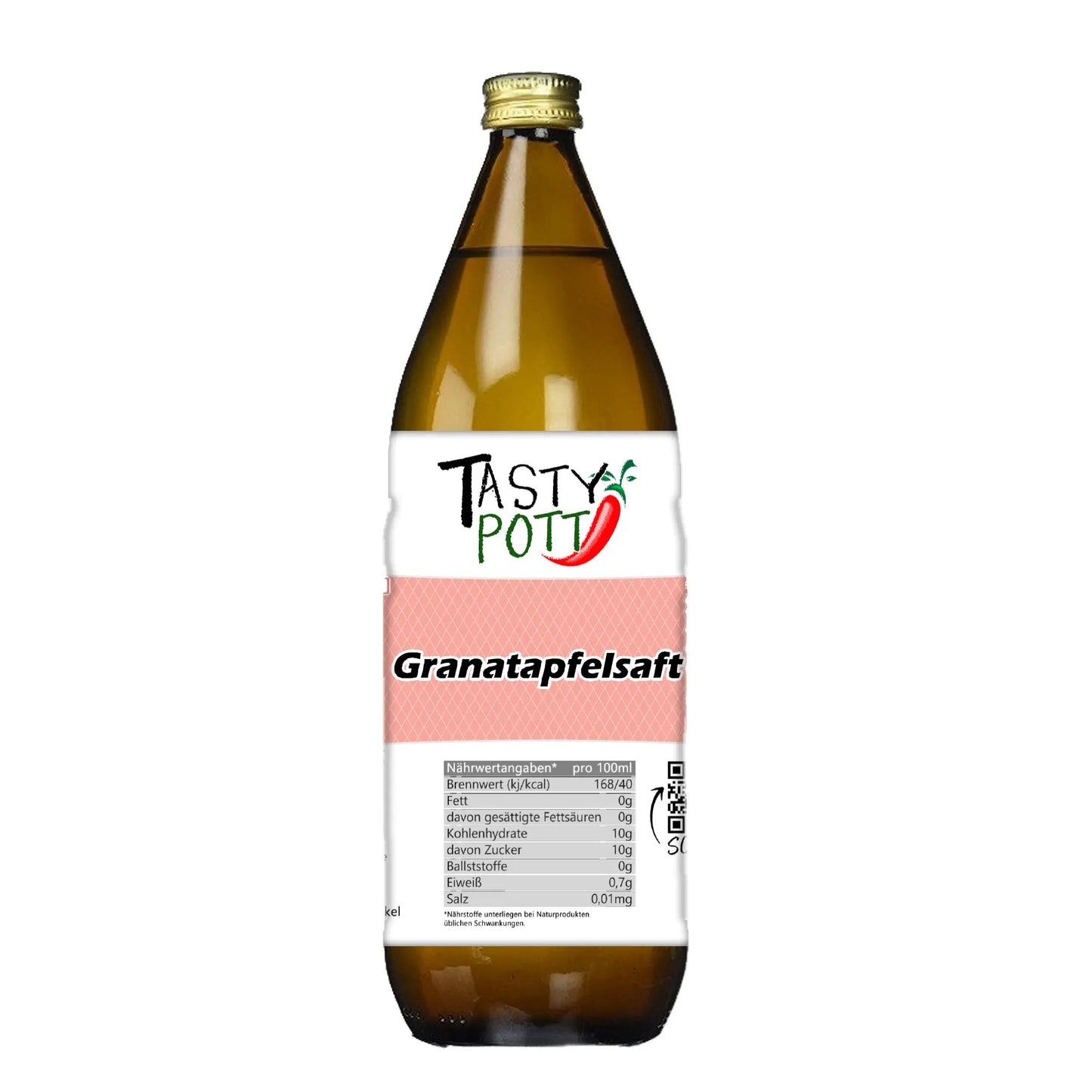Granatapfelsaft 100% Direktsaft - 1000ml Tasty Pott - Tasty Pott