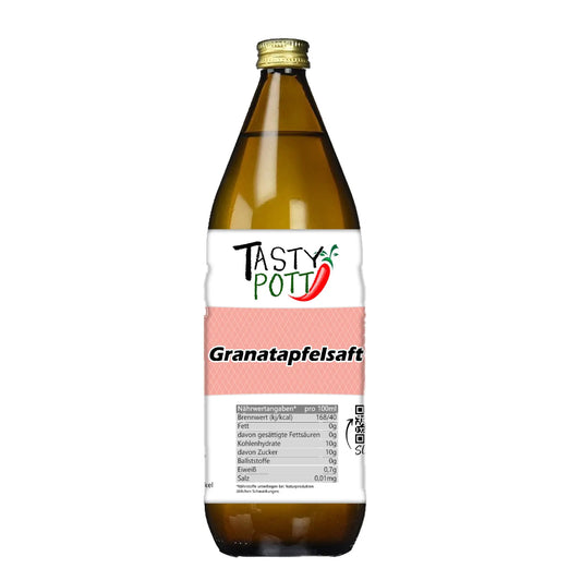 Granatapfelsaft 100% Direktsaft - 1000ml Tasty Pott - Tasty Pott