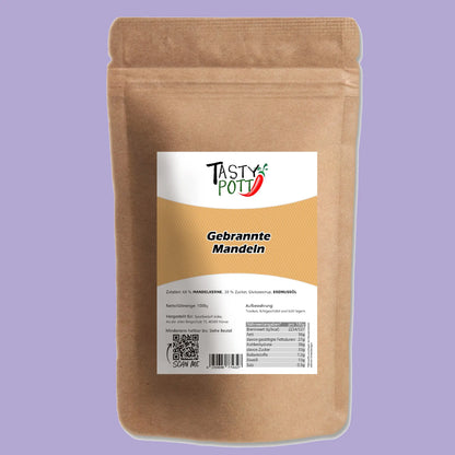 Tasty Pott Gebrannte Mandeln 1000g - Süßer Snack - Tasty Pott