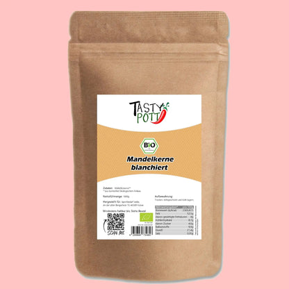 Blanchierte Mandeln Bio 1kg - Tasty Pott Tasty Pott