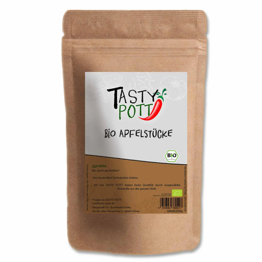 Bio Apfelstücke (3mm) - Tasty Pott - Tasty Pott