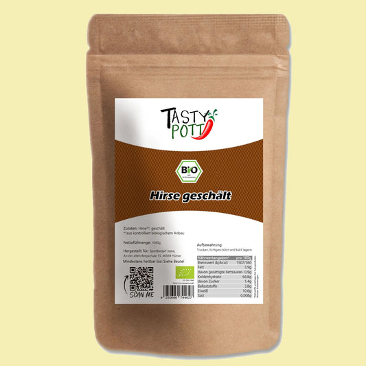 Bio Hirse geschält 1kg – Vielseitig & lecker | Tasty Pott - Tasty Pott