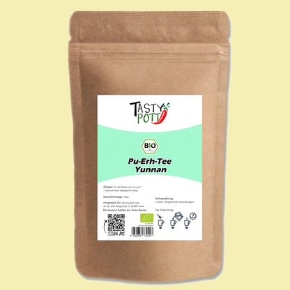 Bio Pu-Erh-Tee Yunnan - 100g von Tasty Pott - Tasty Pott