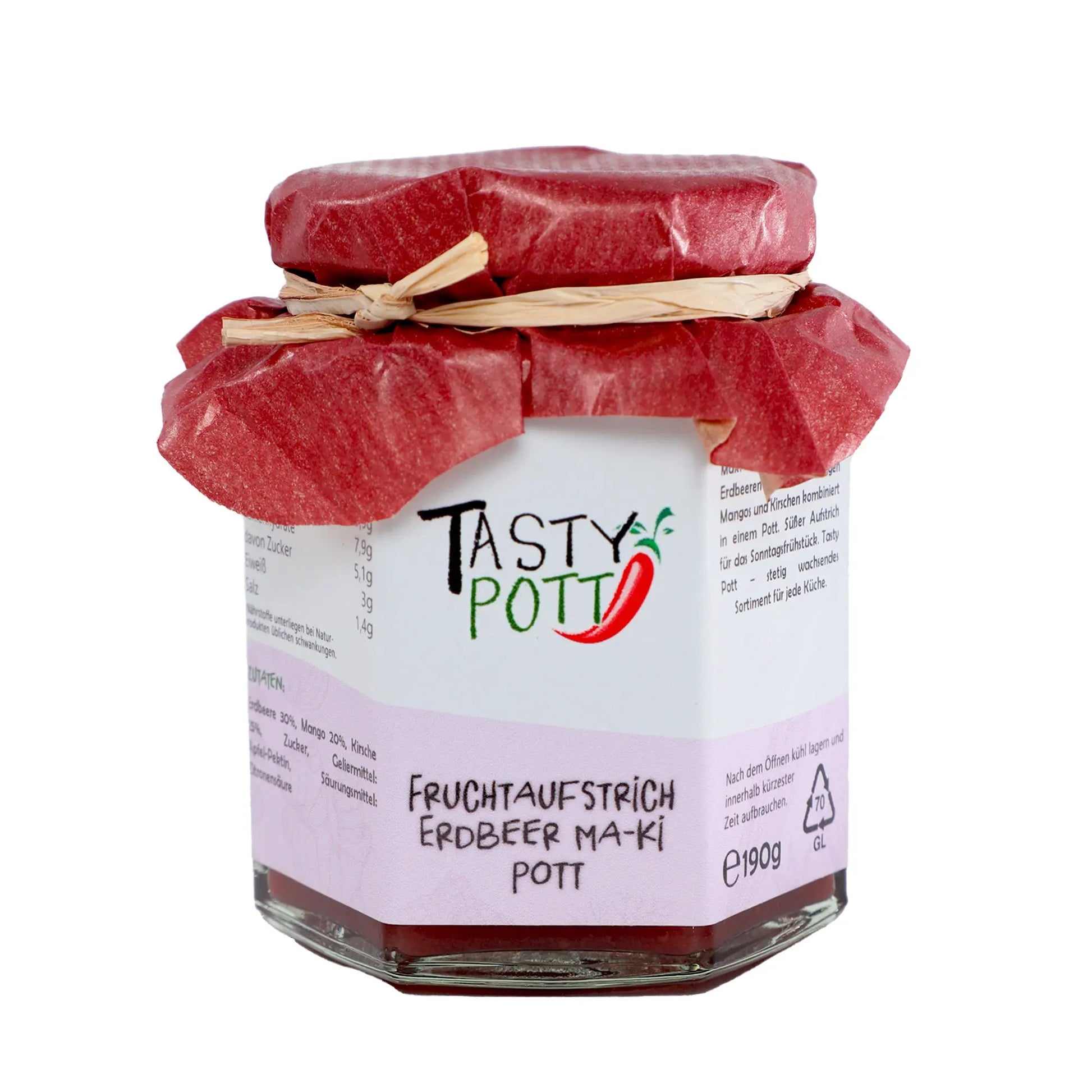 Fruchtaufstrich Auswahl im Glas - Tasty Pott - Tasty Pott