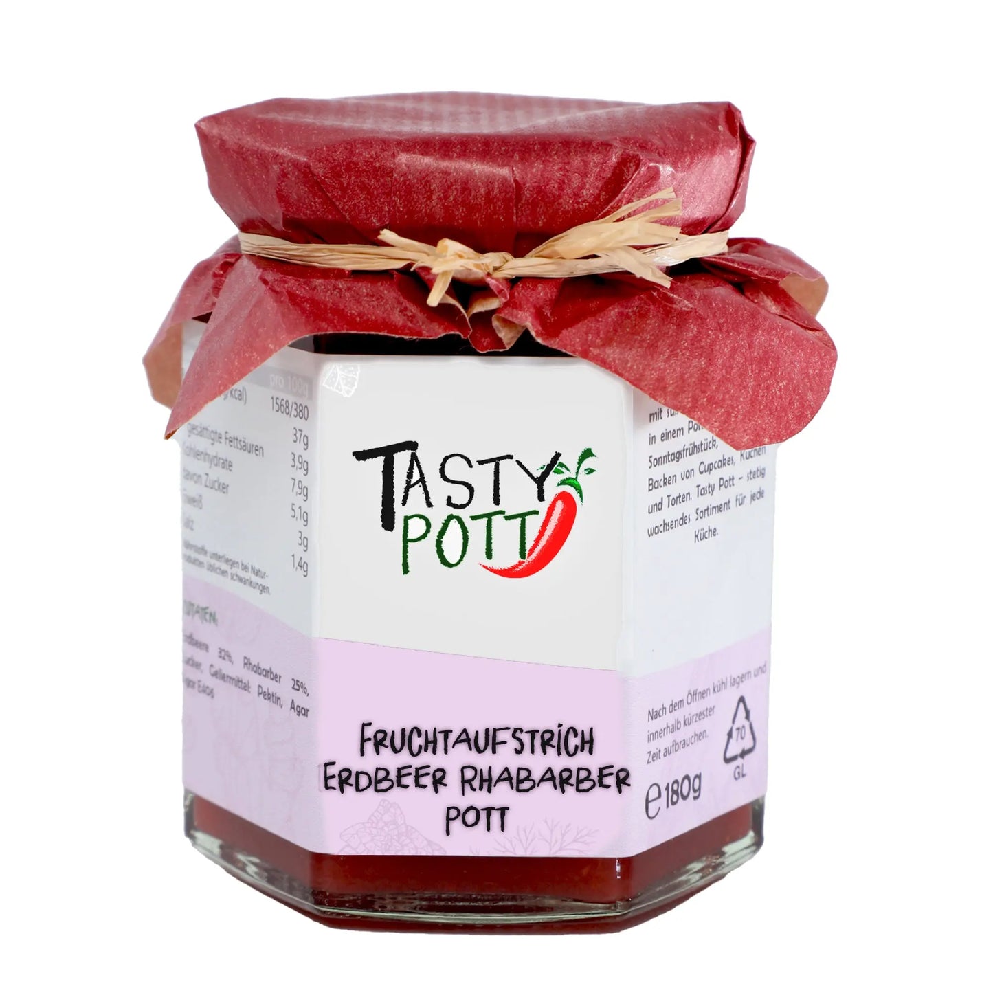 Fruchtaufstrich Auswahl im Glas - Tasty Pott - Tasty Pott