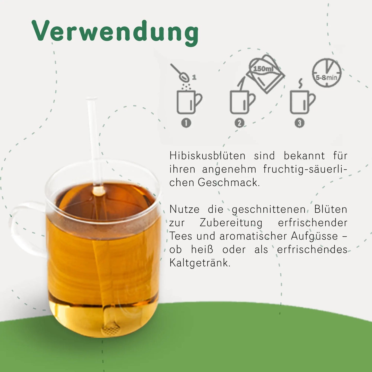 Bio Hibiskusblüten Tee - 20g Dose von Tasty Pott - Tasty Pott