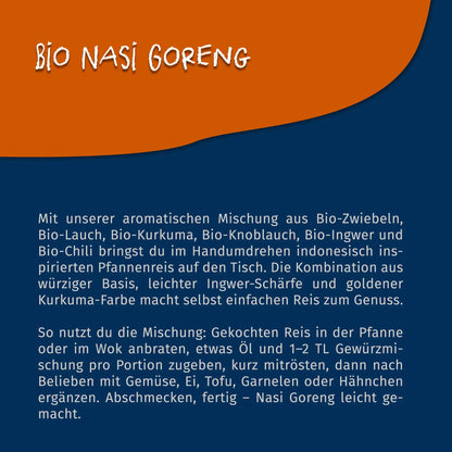 Bio Nasi Goreng Gewürzmischung - 40g Dose von Tasty Pott - Tasty Pott