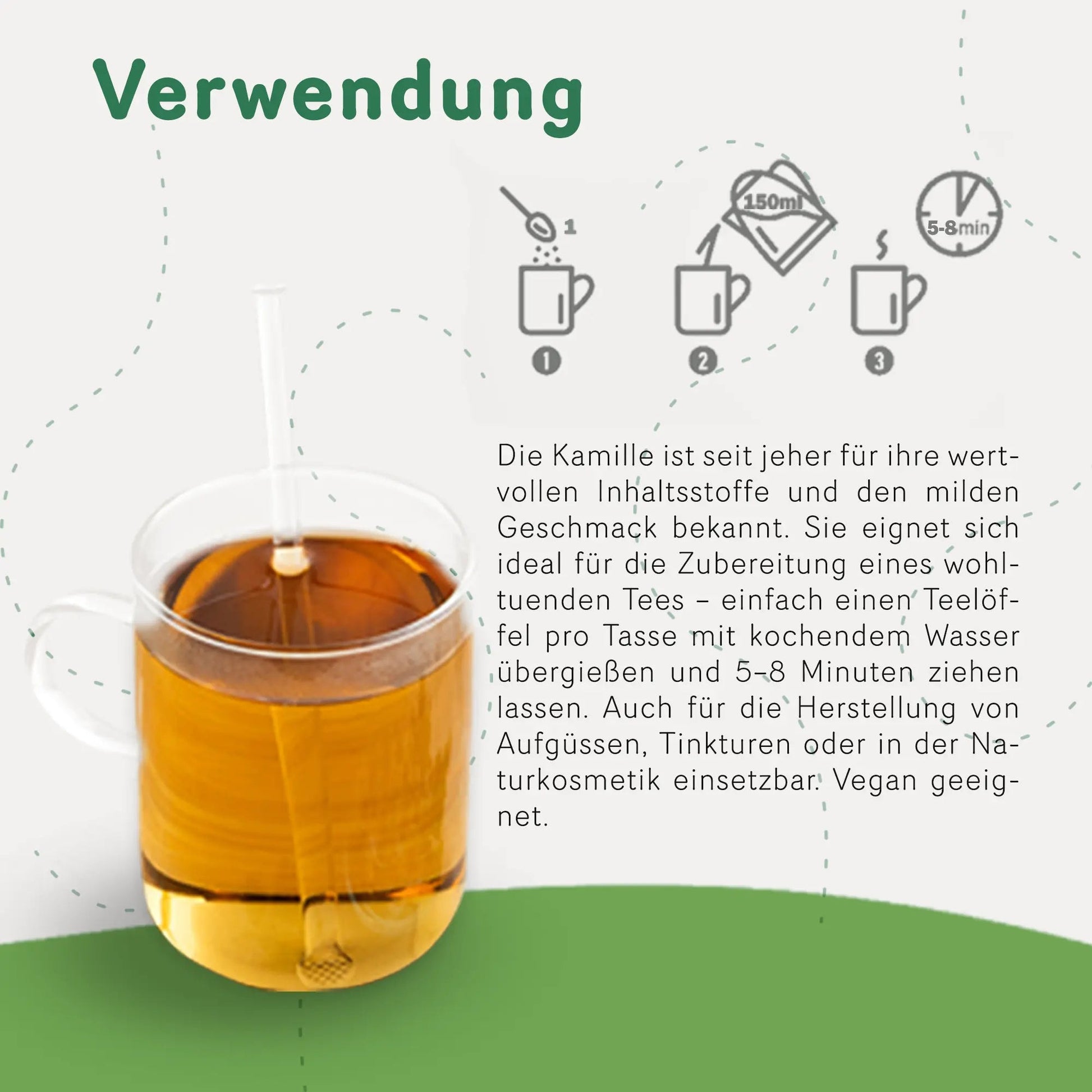 Bio Kamillenblüten Tee - Lose Kamille in 20g Dose - Tasty Pott