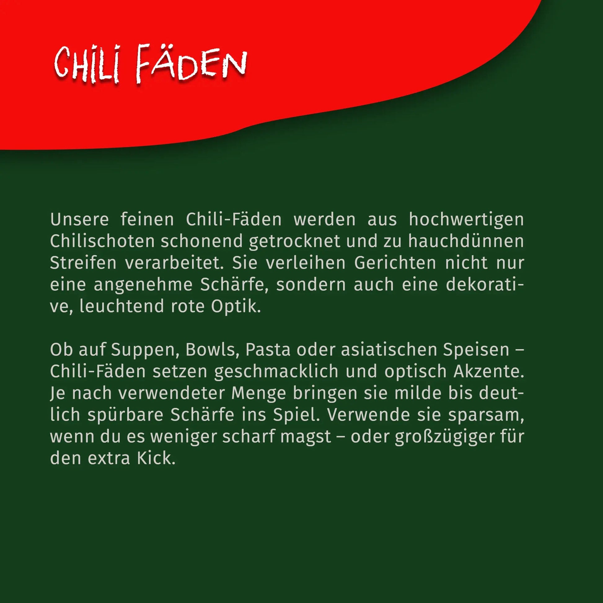 Tasty Pott Chili Fäden 10g – Fein & Würzig - Tasty Pott