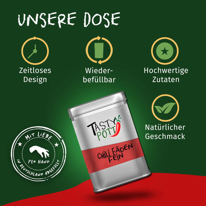 Tasty Pott Chili Fäden 10g – Fein & Würzig - Tasty Pott