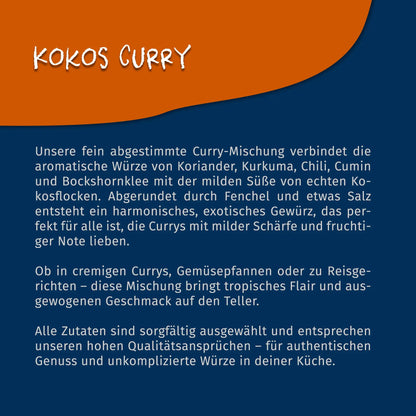 Kokos Curry Gewürz - Tasty Pott 100g - Tasty Pott