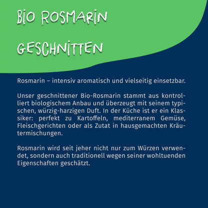 Bio Rosmarin getrocknet | 250g Beutel von Tasty Pott - Tasty Pott