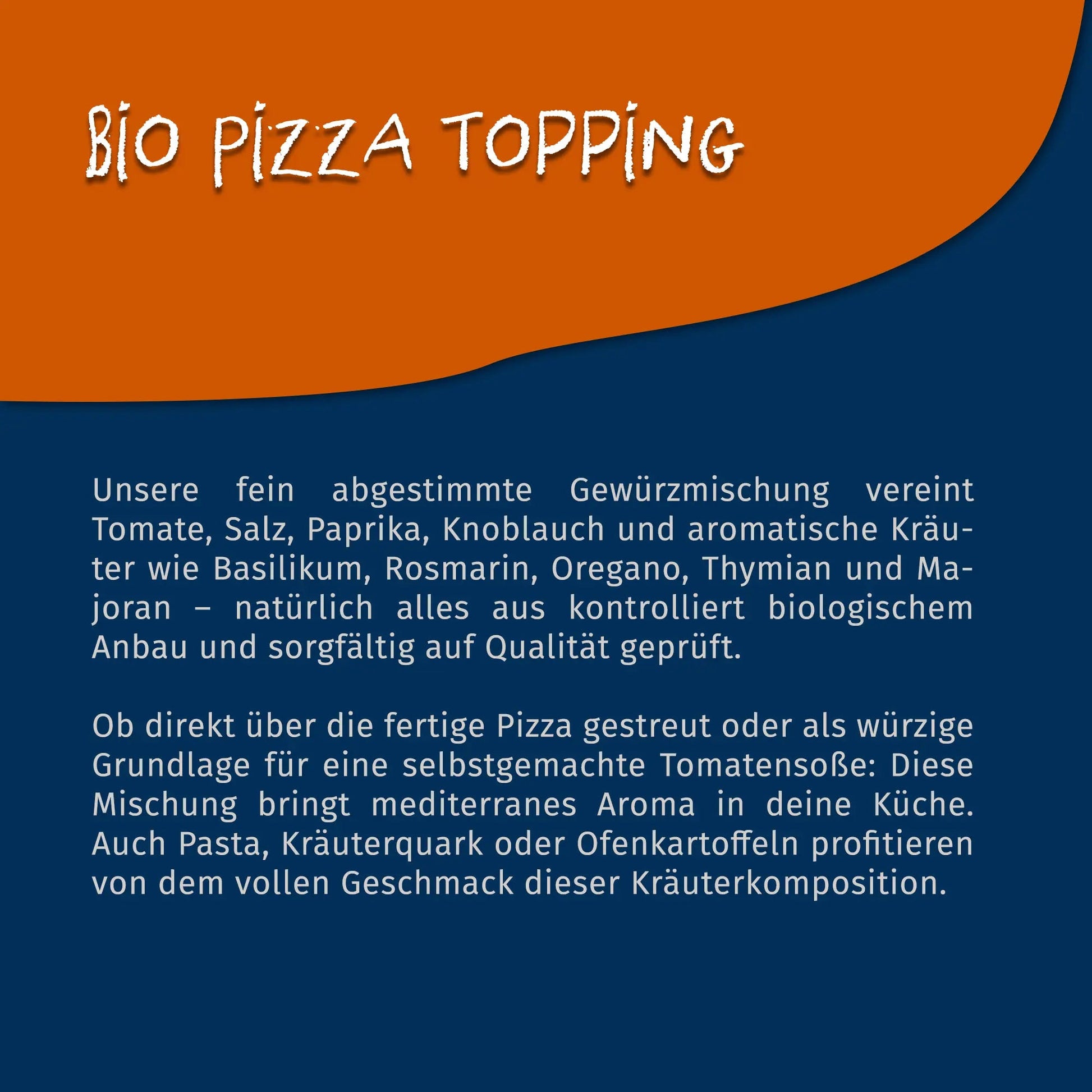 Bio Pizzagewürz - 70g Dose von Tasty Pott Tasty Pott