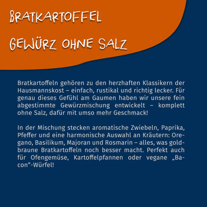 Bratkartoffelgewürz ohne Salz - 50g Dose von Tasty Pott Tasty Pott