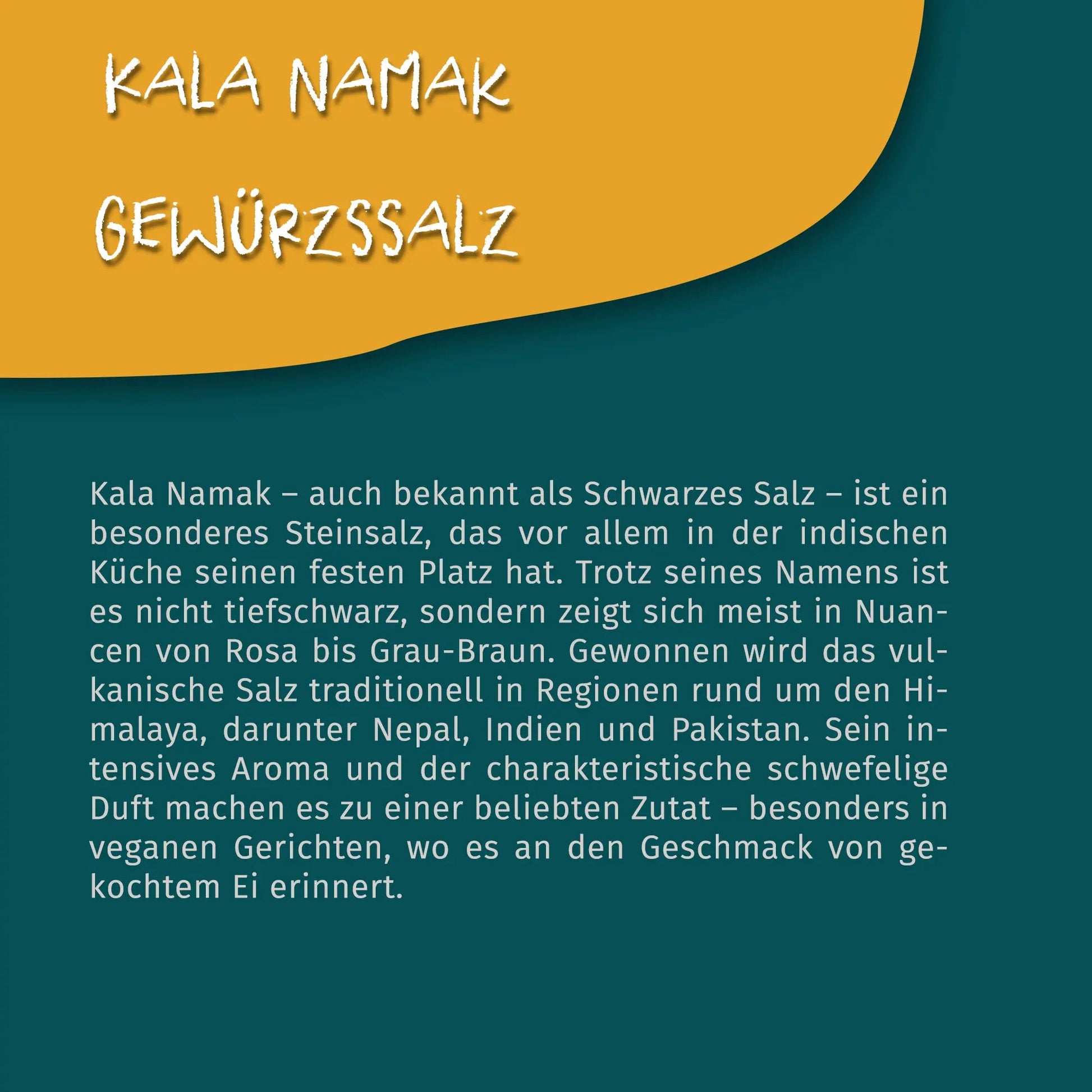 Kala Namak Salz - Aromatisches Schwarzsalz von Tasty Pott Tasty Pott