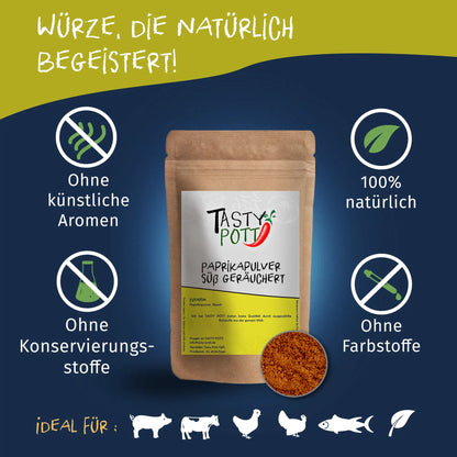 Geräuchertes Paprikapulver 250g - Tasty Pott Tasty Pott