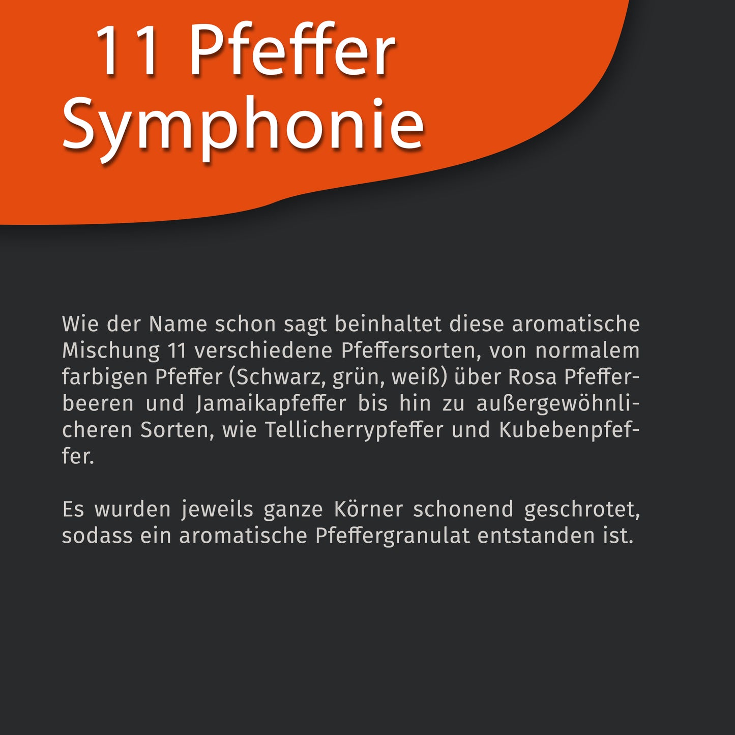 11 Pfeffer Symphonie geschrotet - Im Beutel ab 30g von Tasty Pott — Abbildung 4