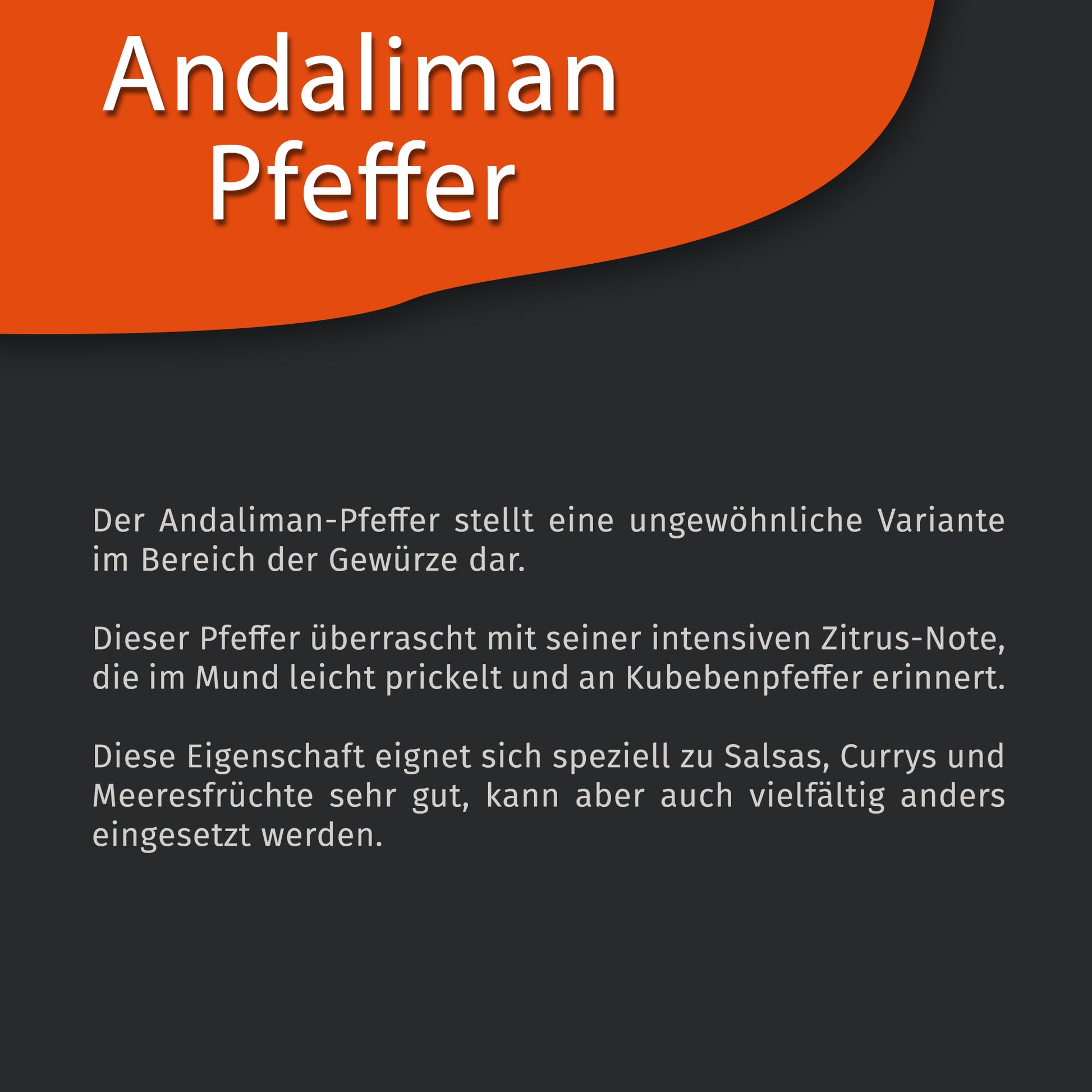 Andaliman Pfeffer ganz - 25g Dose von Tasty Pott — Abbildung 3