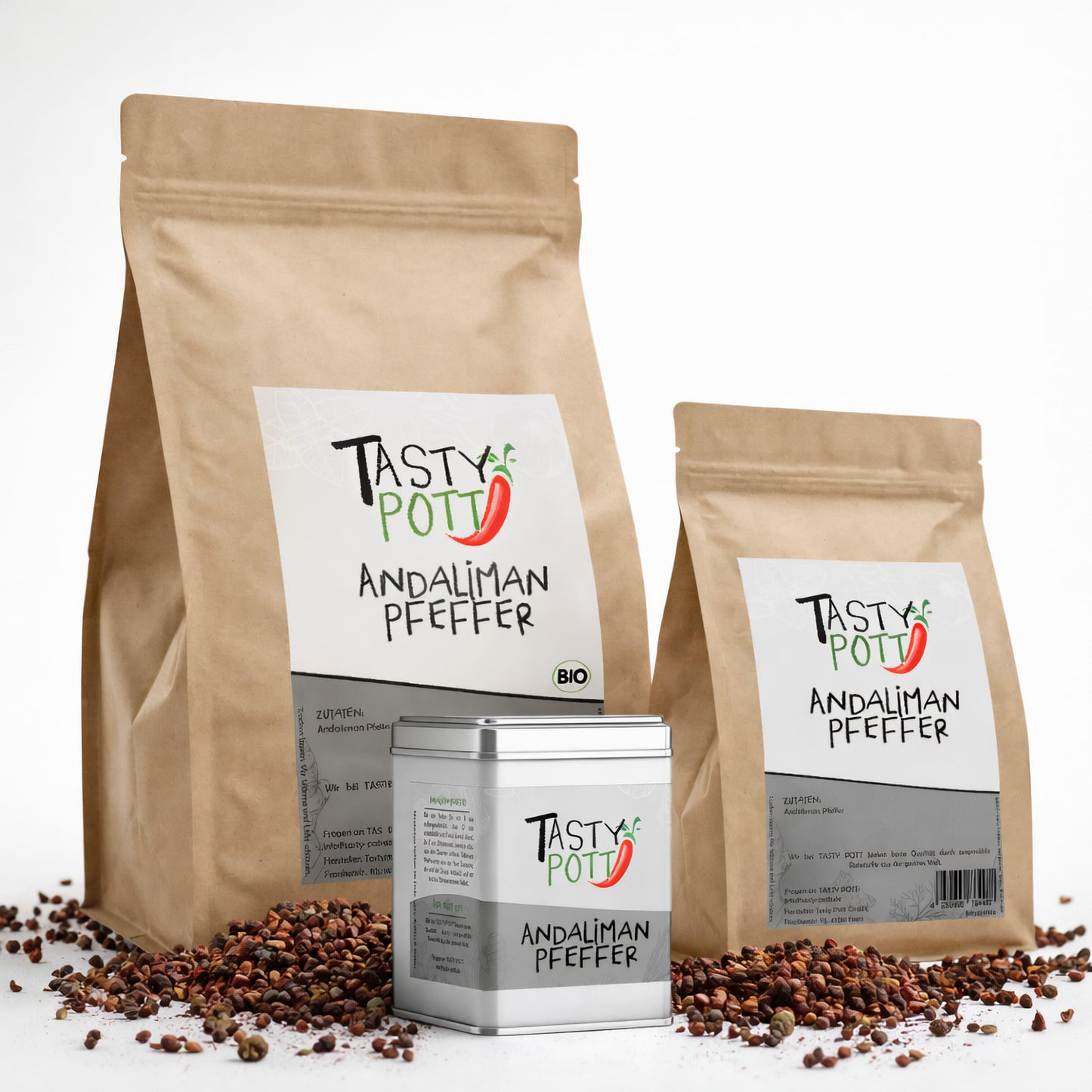 Andaliman Pfeffer ganz - Im Beutel ab 10g von Tasty Pott