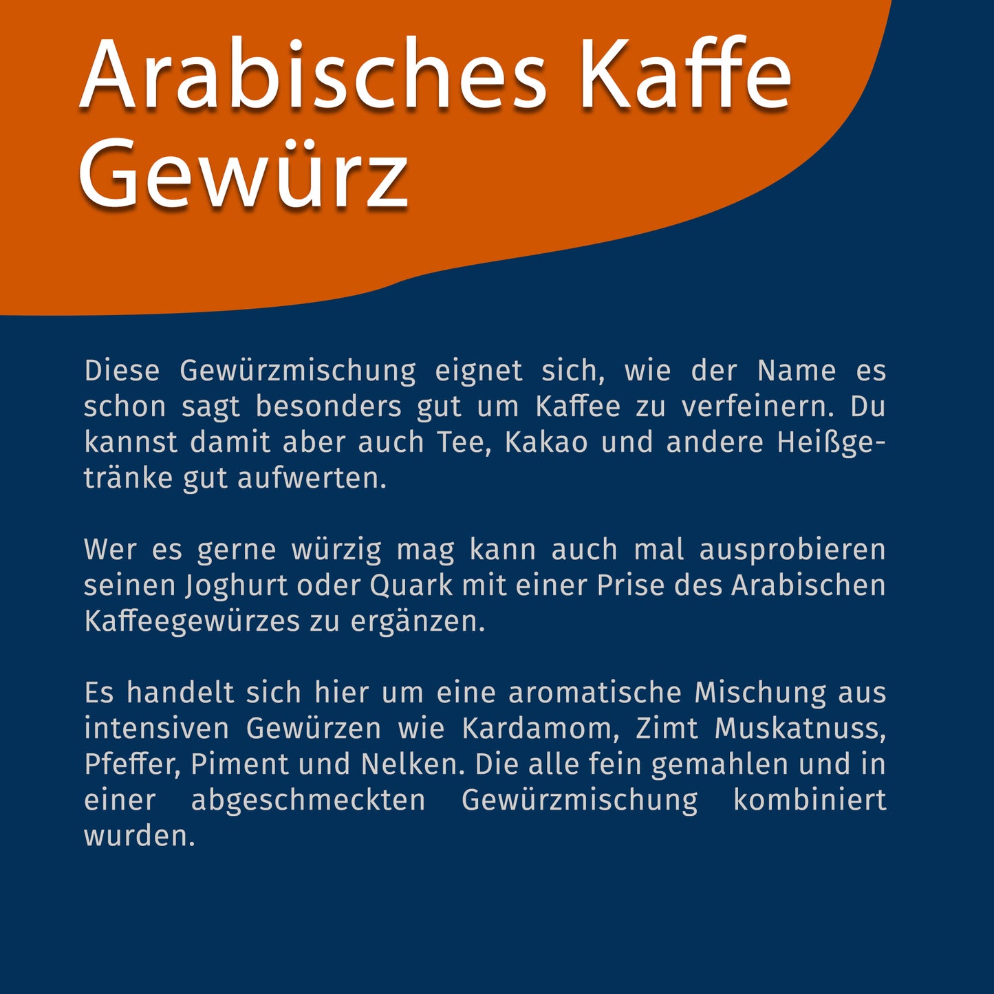 Tasty Pott Arabische Kaffee Würze - 60g Dose — Abbildung 3