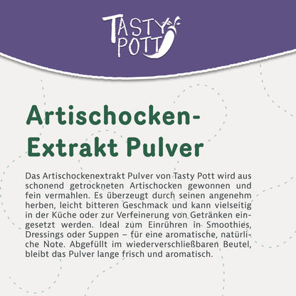 Artischocken Extrakt Pulver 2,5% Cynarin - ab 100g von Tasty Pott — Abbildung 3