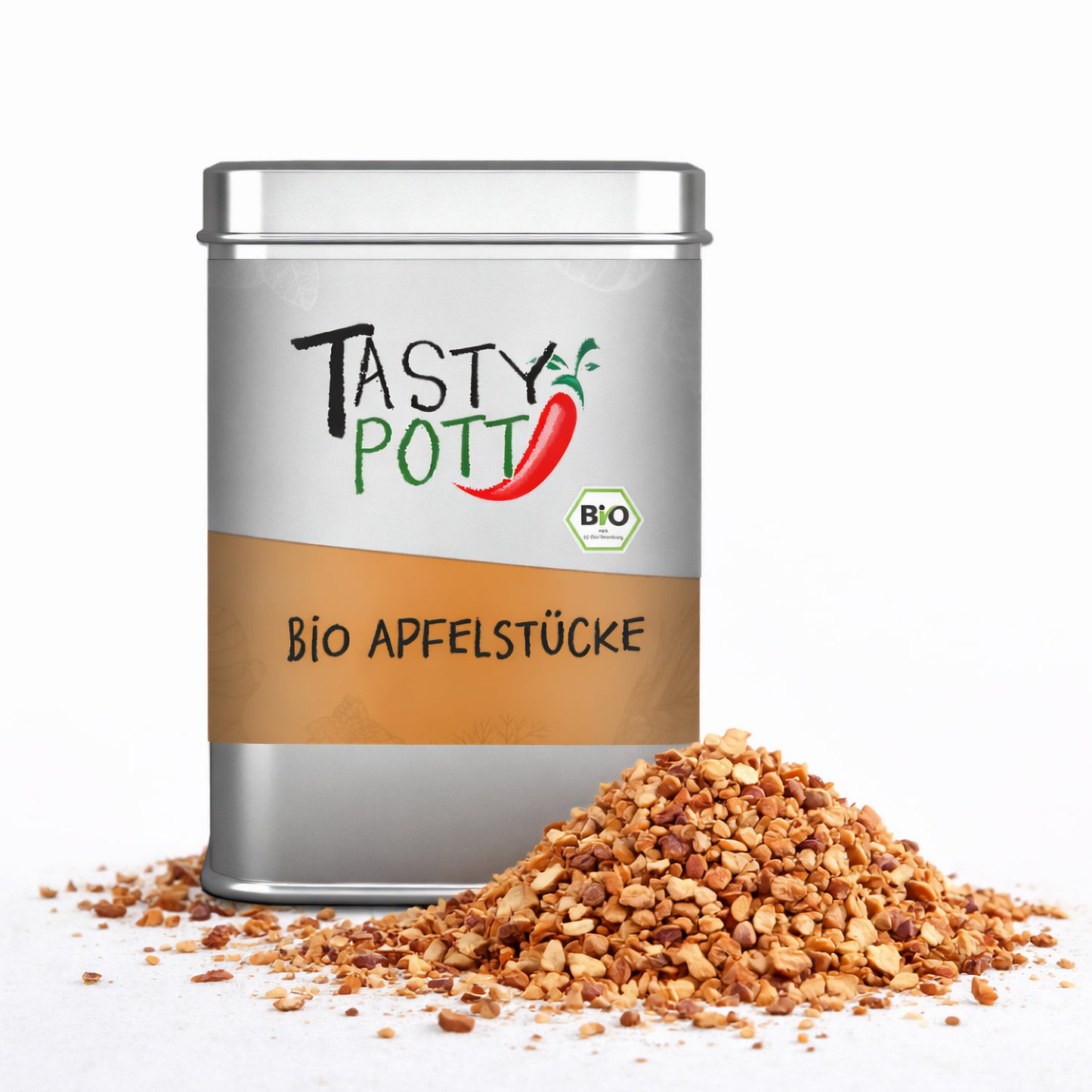 Bio Apfelstücke - Kleine Fruchtstücke - 60g Dose