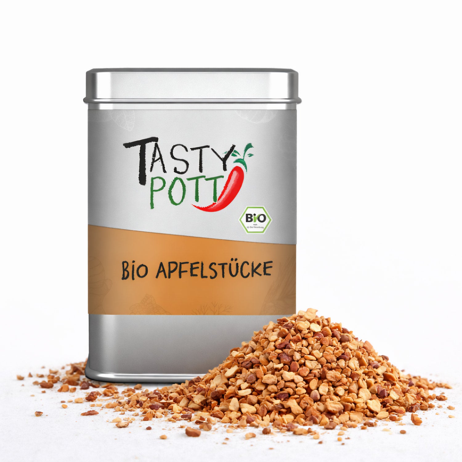 Bio Apfelstücke - Kleine Fruchtstücke - 60g Dose