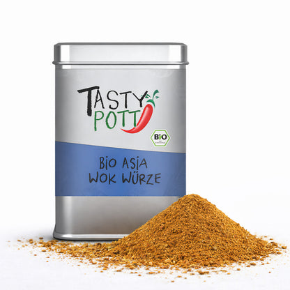 Bio Asia Wok Würze – 100g Dose von Tasty Pott