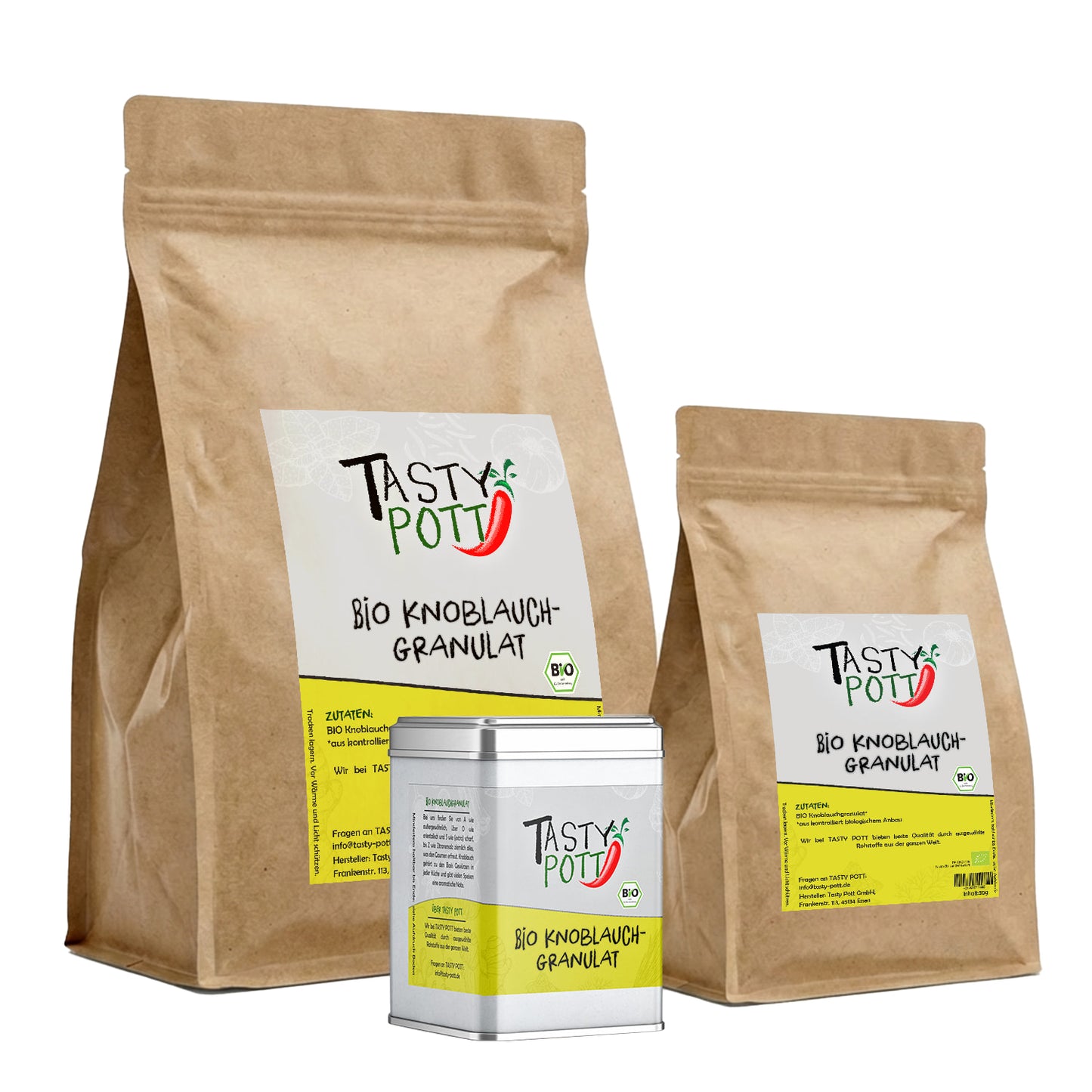 Tasty Pott Bio Knoblauchgranulat - ab 30 Beutel — Abbildung 6