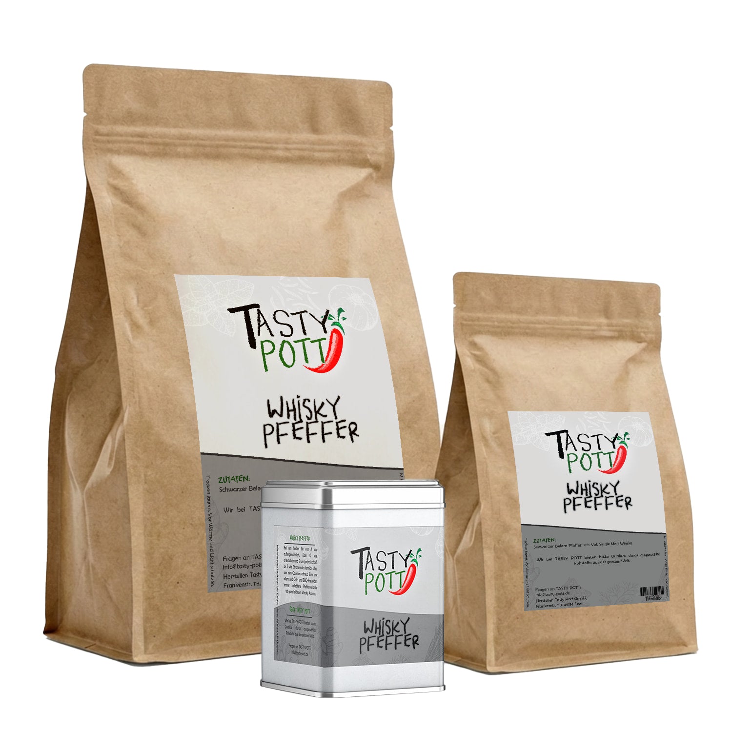 Whisky Pfeffer schwarz - Im Beutel ab 30g von Tasty Pott — Abbildung 6
