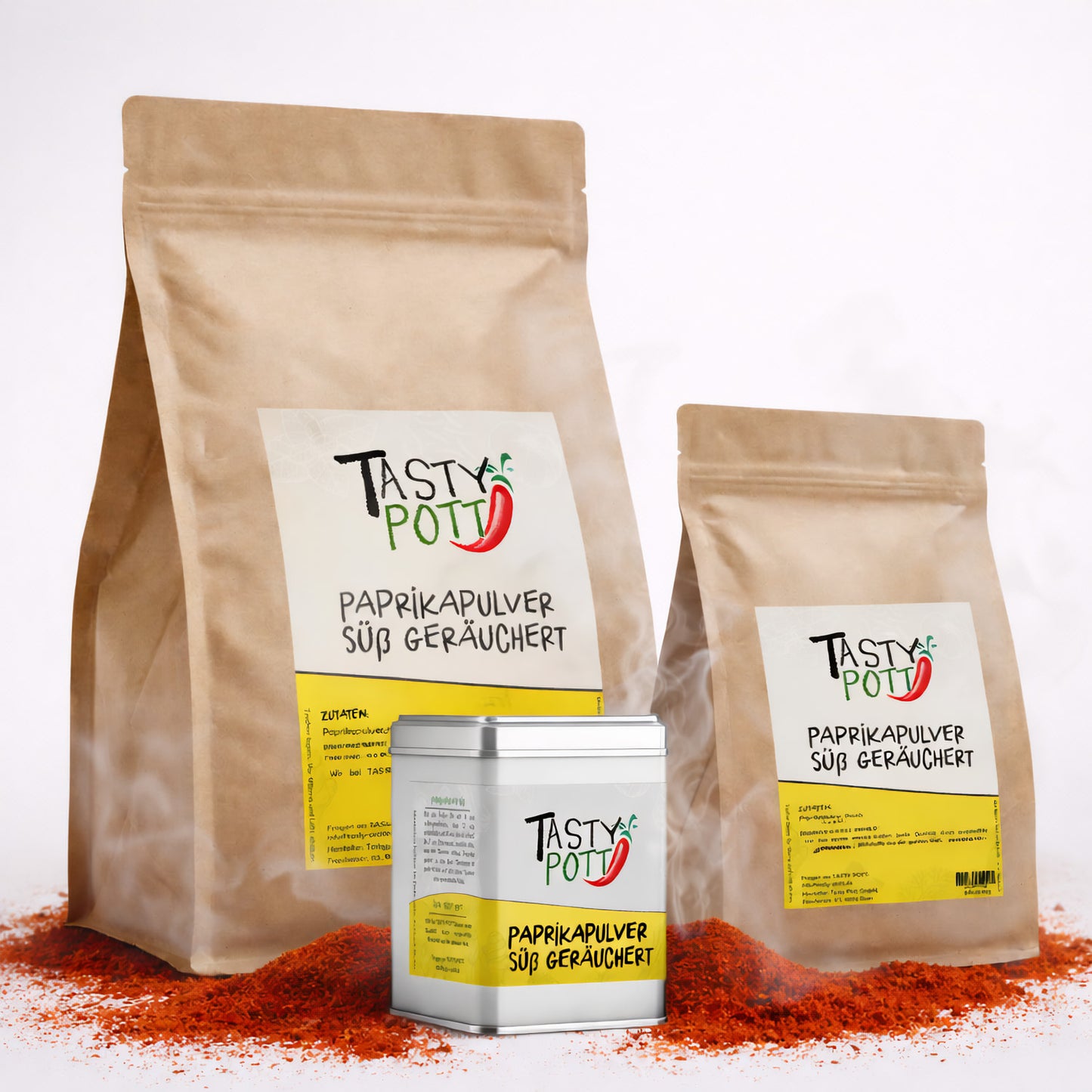 Paprikapulver geräuchert - Im Beutel ab 30g von Tasty Pott